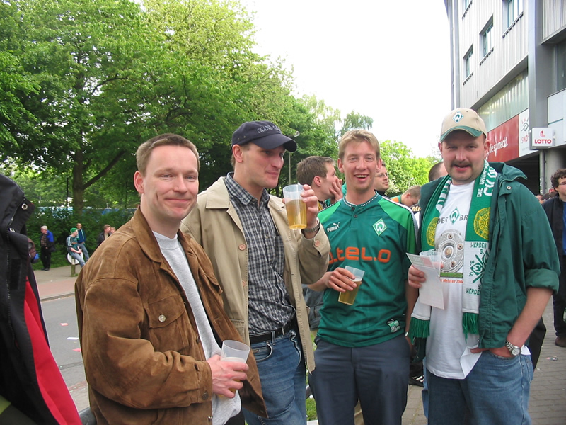 Tobias, Thorsten, Colin, H&uuml;bschi