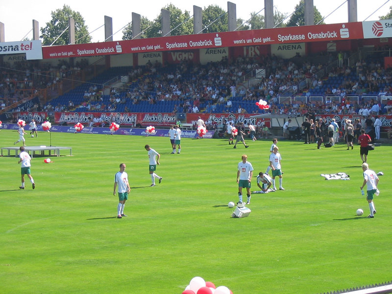 Warmmachen bei 30°