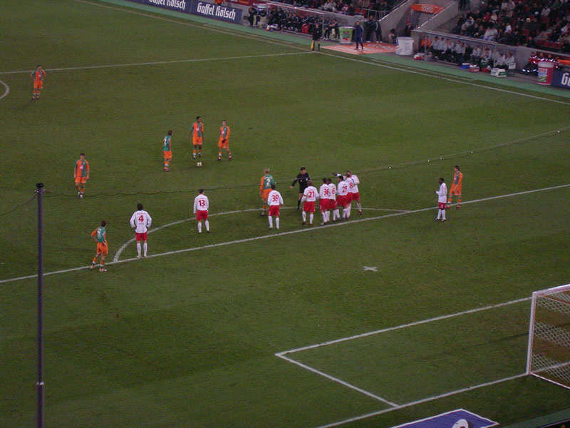 Freistoss Naldo...dieses mal leider kein Tor!