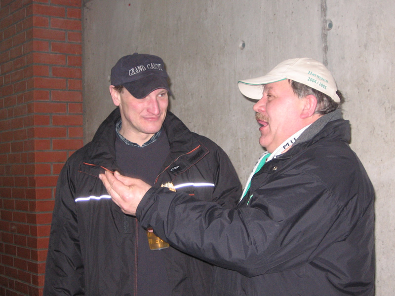 Thorsten am fachsimpeln
