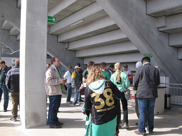 Nix los am Bierstand