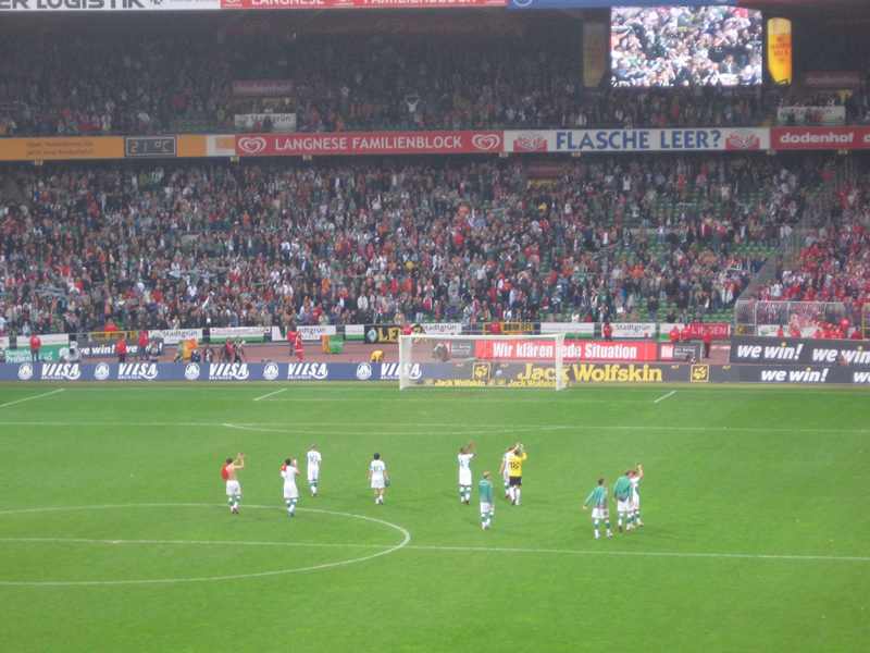 Abklatschen in West