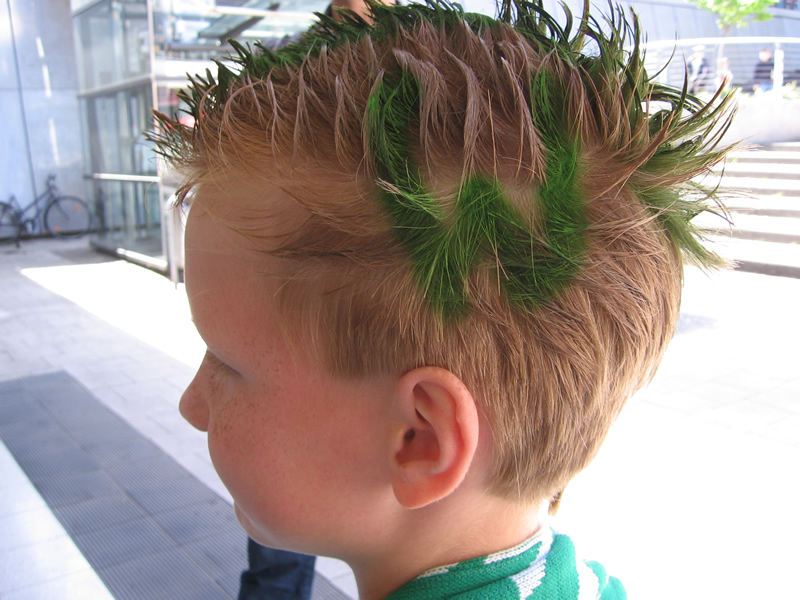 Das W in den Haaren...