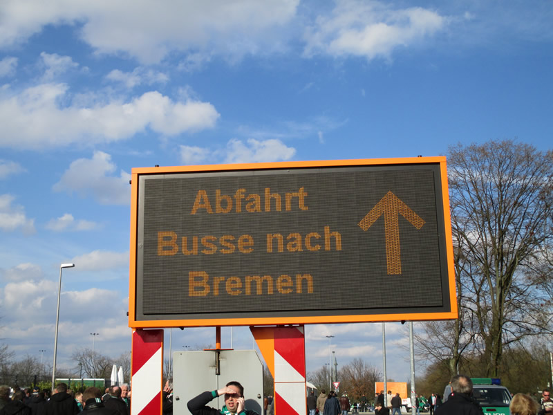 Abfahrt