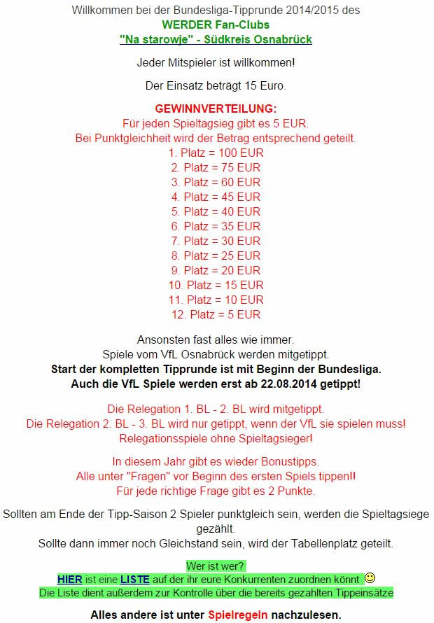 Spielregeln